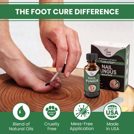 Foot Cure Nail Fungus Treatment – Natural Antifungal Oil for Damaged Nails