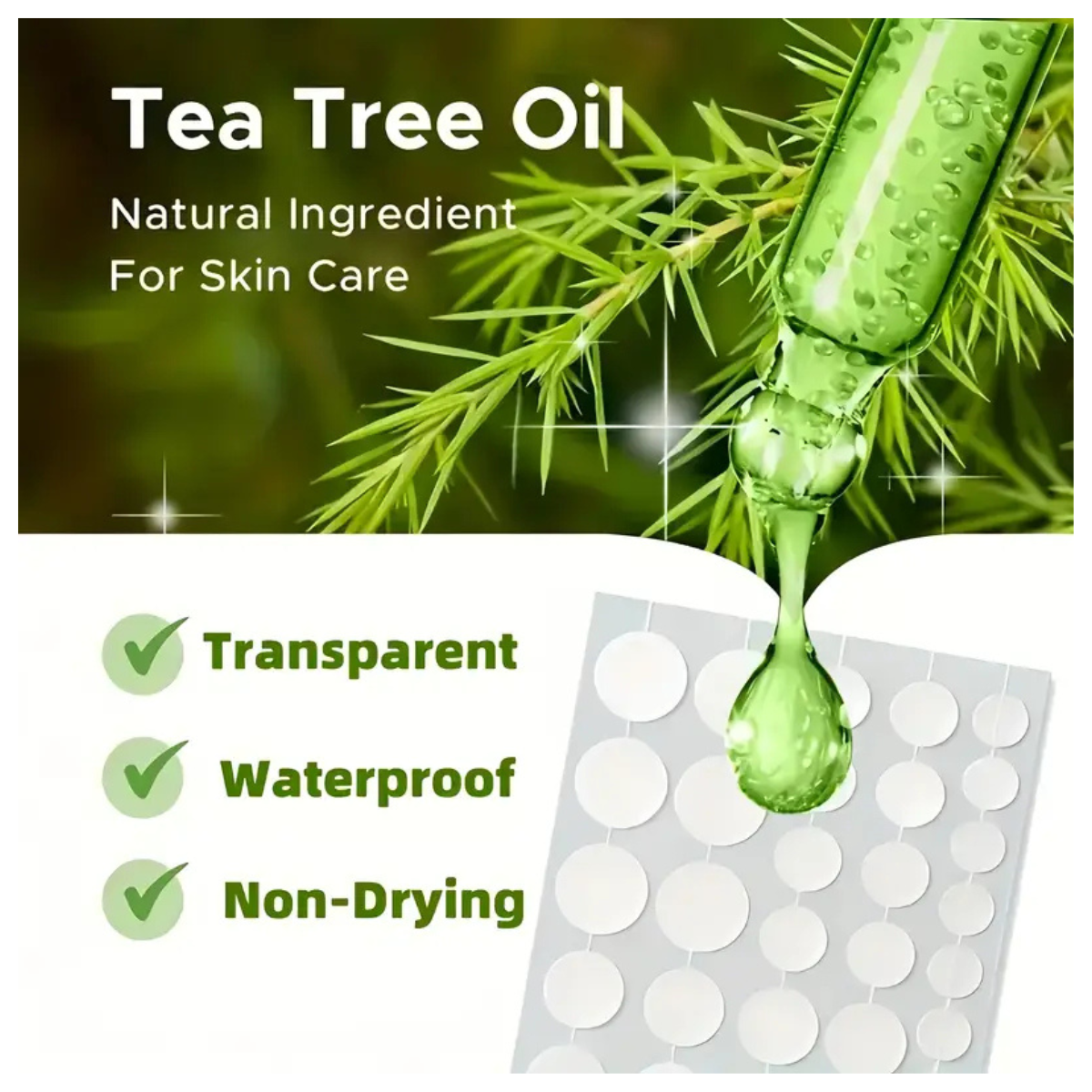 120pcs Hydrocolloid Stickers for & Blemishes - Invisible High Quality Pimple Patches