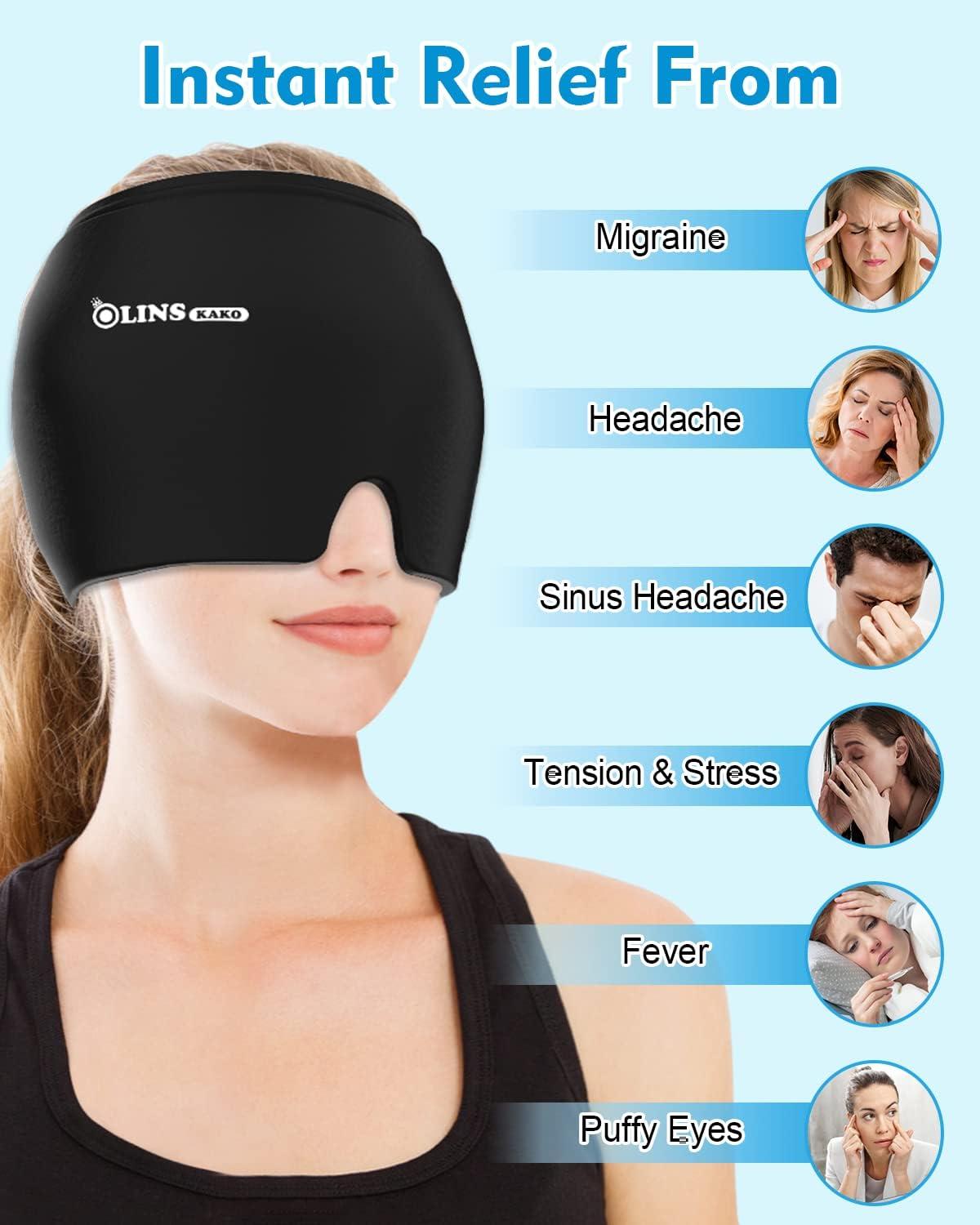 Miracle Headache Relief Cap Cooling and Compression Therapy for Soothing Migraine Relief