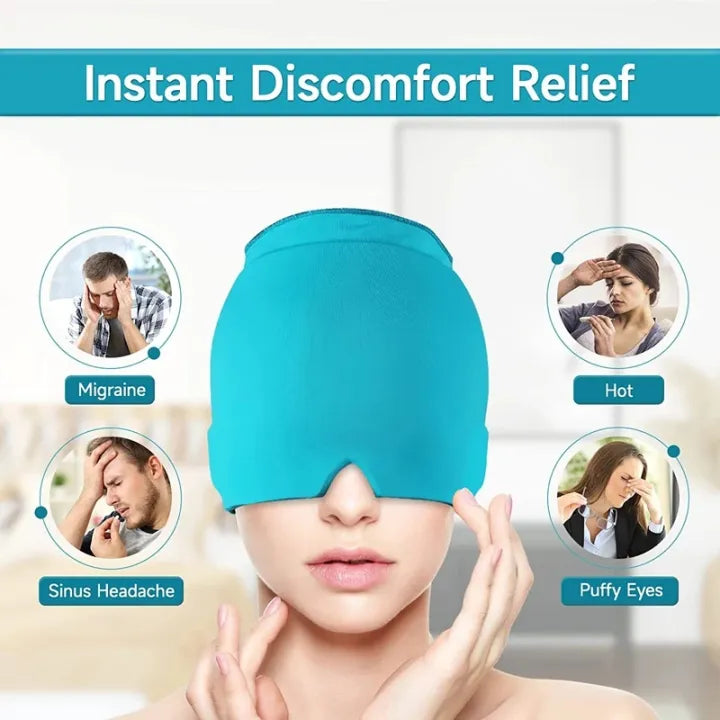 Miracle Headache Relief Cap Cooling and Compression Therapy for Soothing Migraine Relief