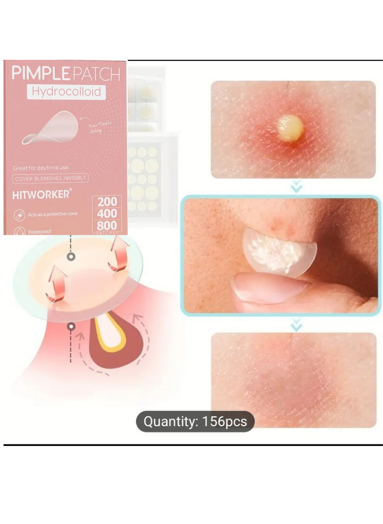 120pcs  Hydrocolloid Stickers for & Blemishes - Invisible High Quality Pimple Patches