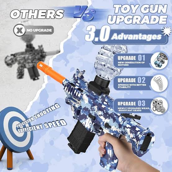 AK-47 Gel Blaster – Automatic Electric Rechargeable Toy Gun (Special Edition)