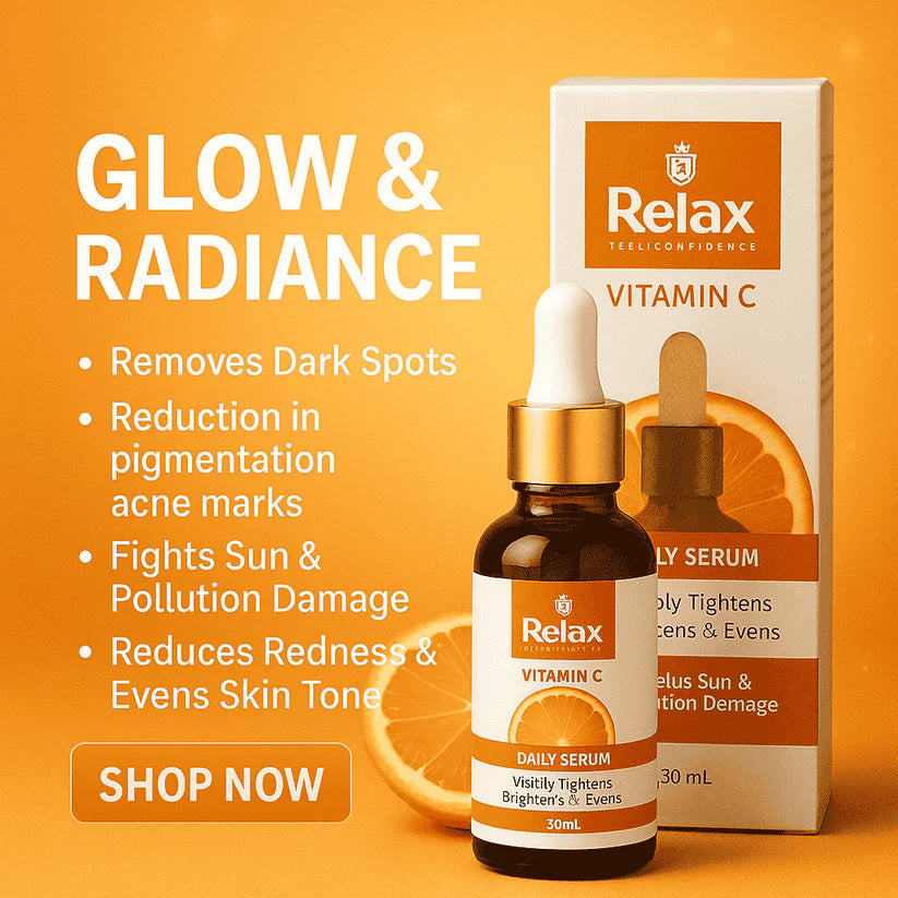 Relax Radiance: Vitamin C Whitening & Firming Serum