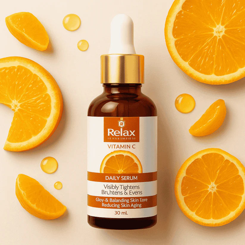 Relax Radiance: Vitamin C Whitening & Firming Serum