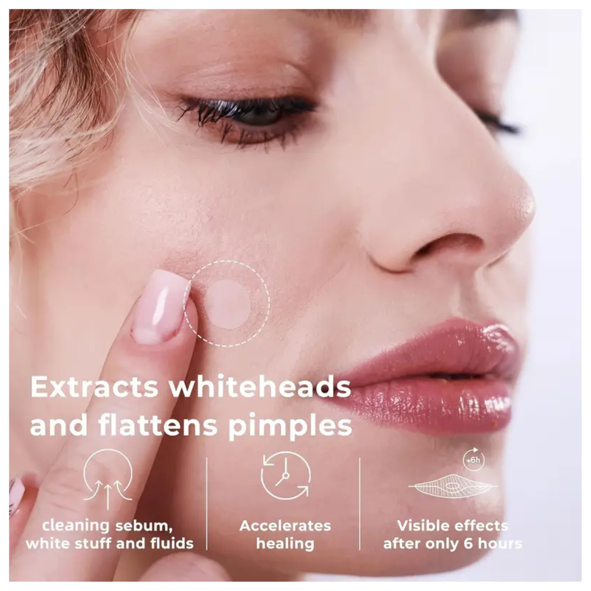 120pcs  Hydrocolloid Stickers for & Blemishes - Invisible High Quality Pimple Patches